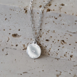 Speak up be bold and rise zilver ketting