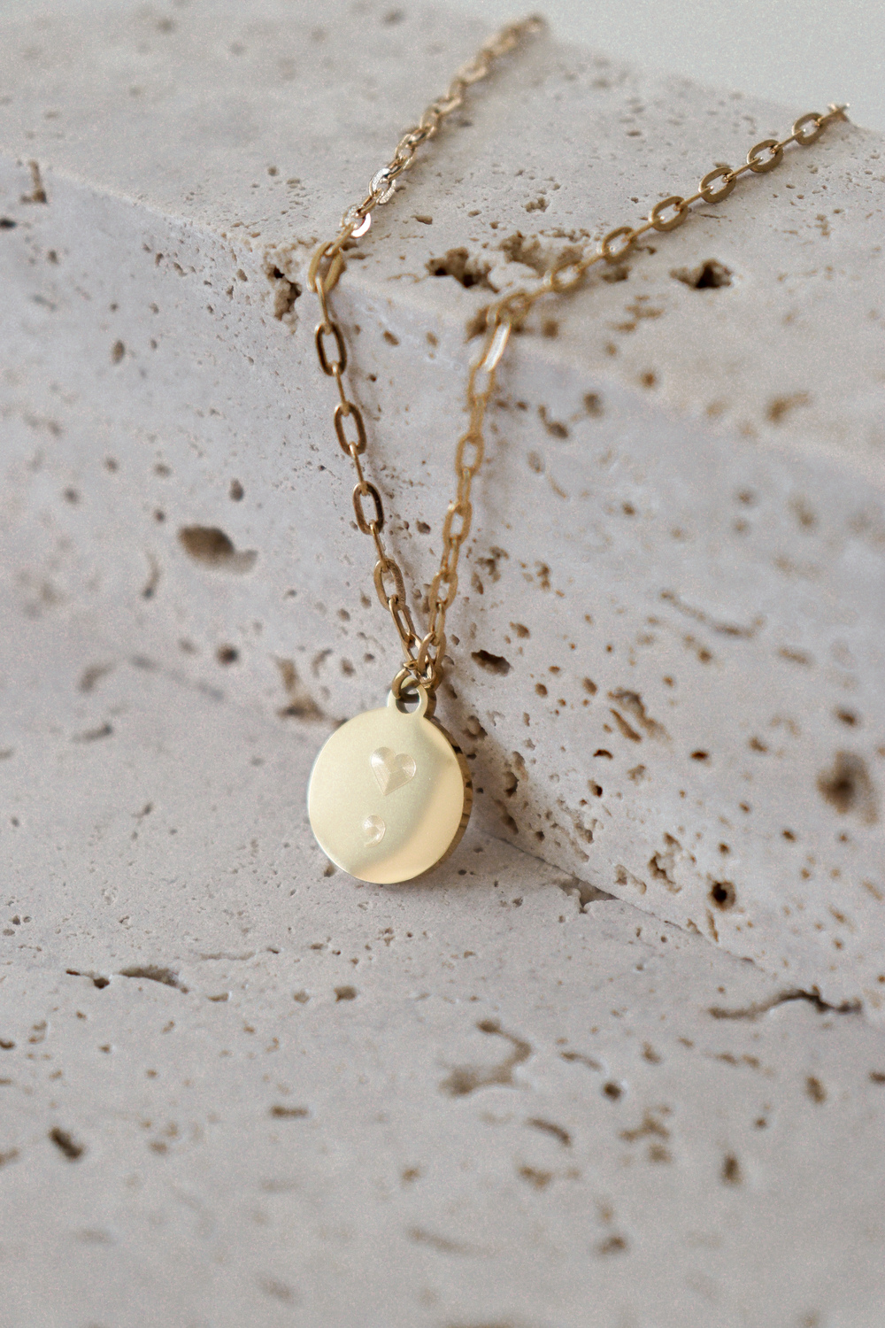 hart gegraveerd ketting